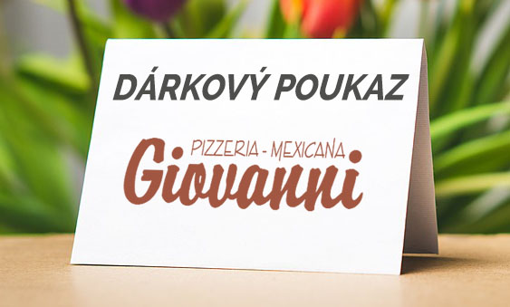 Dárkový poukaz Giovanni