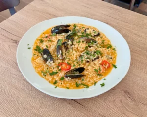 Pizzeria Giovanni - risotto s mořskými plody