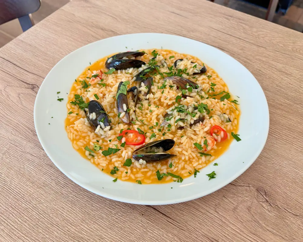 Pizzeria Giovanni - risotto s mořskými plody
