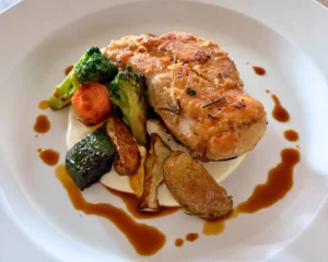 Pizzeria Giovanni - kuřecí prso flambované na koňaku