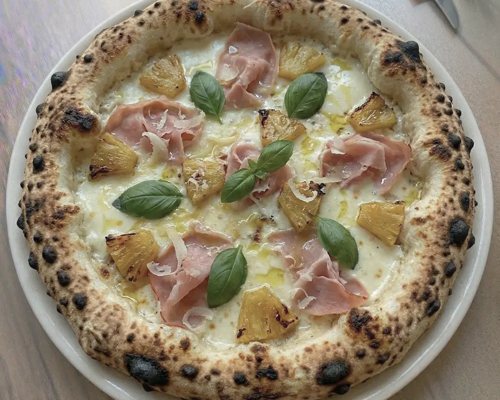 Neapolská pizza Hawai - Pizzeria Giovanni